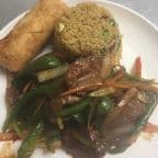 Best C24. Hot & Spicy Beef (Combo Platter)干烧牛 in Shippensburg, PA